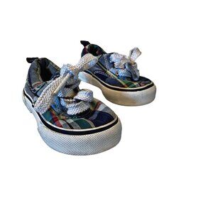 Baby Gap Plaid Low Top Sneakers 6